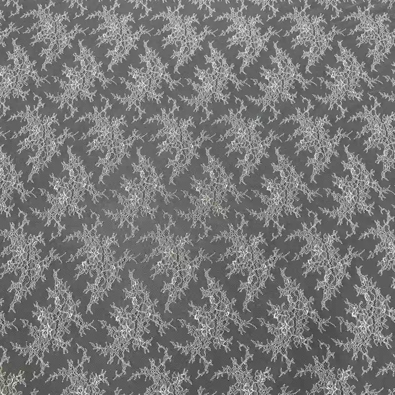 White Chantilly Lace Fabric By The Yard