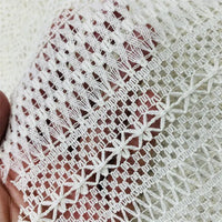 White Cotton Lace Fabric By The Yard