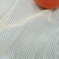 White Cotton Mesh Fabric By The Yard