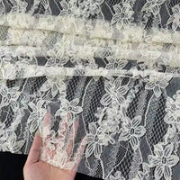 White Lace Fabric By The Yard