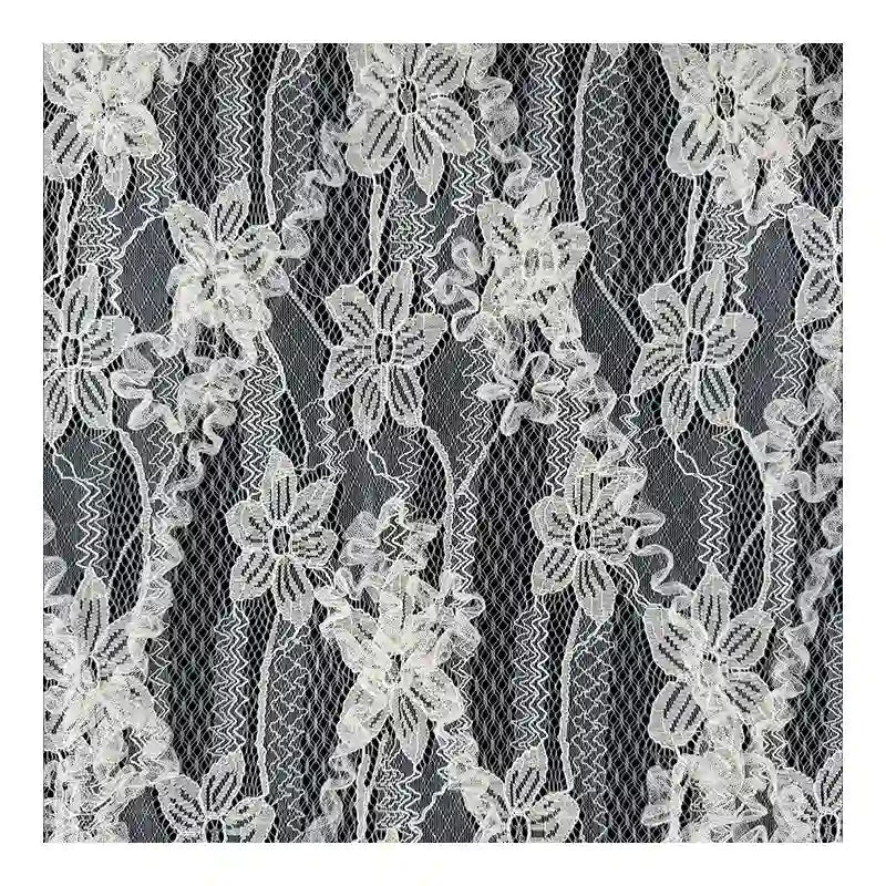 White Lace Fabric By The Yard