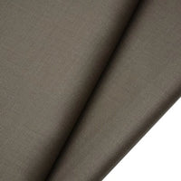 Close-up of Longan raft’s Worsted Wool Gabardine Fabric By The Yard, a colorful poly wool blended twill with smooth texture and subtle diagonal weave, showing two folds. This durable, wrinkle-resistant gabardine is ideal for tailored suits.