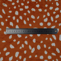 Animal Patterned Minky Fabric By The Yard | Leopard Dot Cow Pattern Printed Minky Material | Floral Cuddle Minky Fabric For Plushies