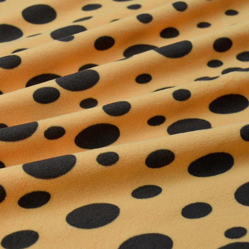 Animal Patterned Minky Fabric By The Yard | Leopard Dot Cow Pattern Printed Minky Material | Floral Cuddle Minky Fabric For Plushies