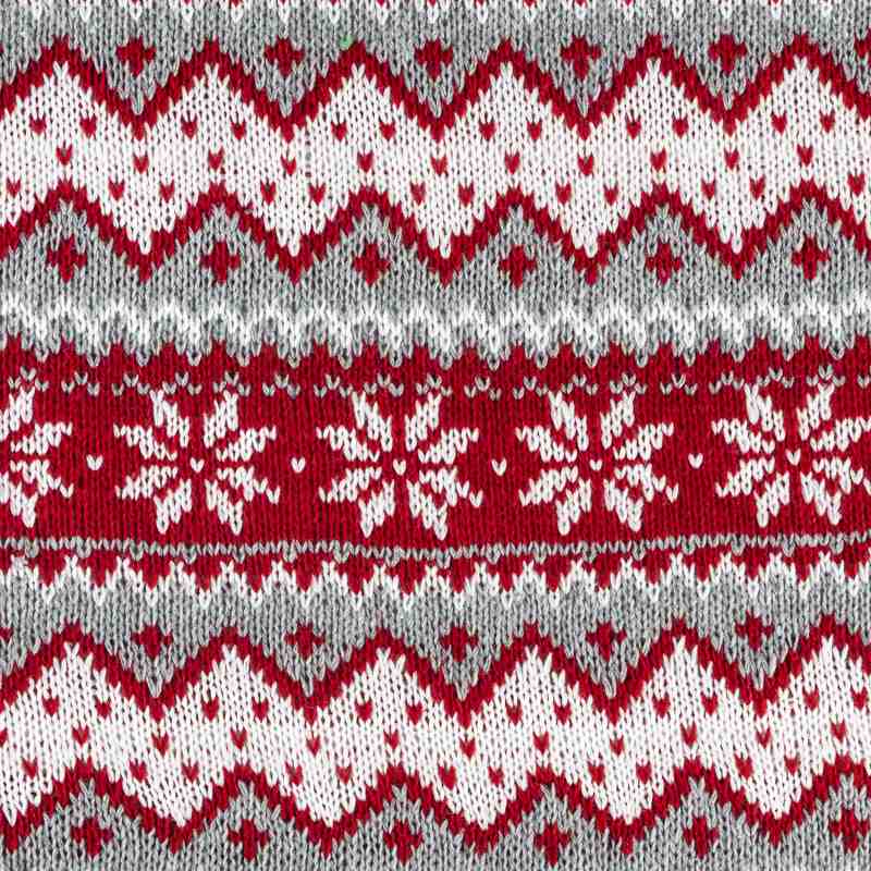 Knitted Polyester Christmas Fabric By The Yard-Longancraft