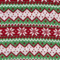 Knitted Polyester Christmas Fabric By The Yard-Longancraft