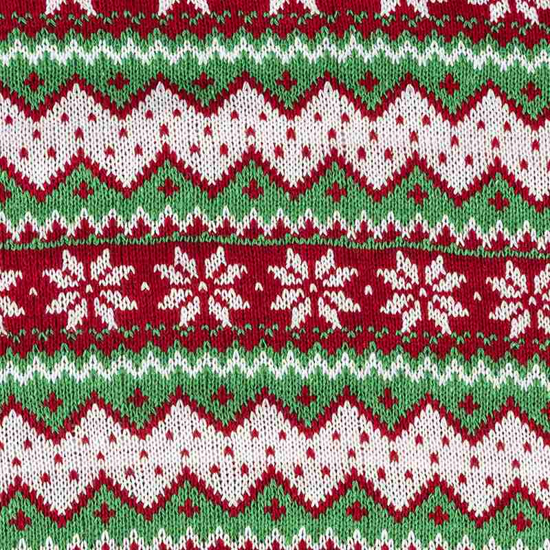 Knitted Polyester Christmas Fabric By The Yard-Longancraft