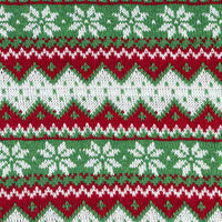Knitted Polyester Christmas Fabric By The Yard-Longancraft