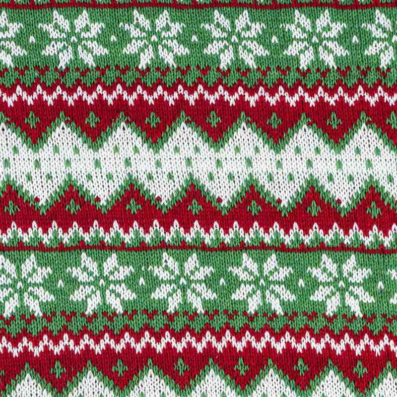Knitted Polyester Christmas Fabric By The Yard-Longancraft
