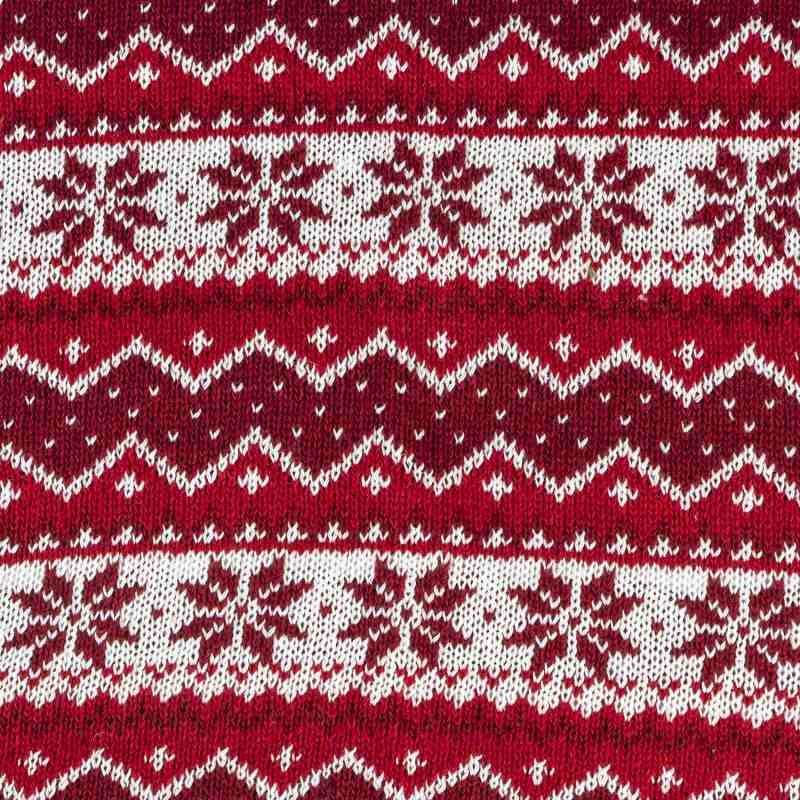 Knitted Polyester Christmas Fabric By The Yard-Longancraft