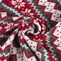 Knitted Polyester Christmas Fabric By The Yard-Longancraft