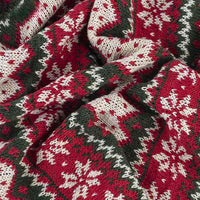 Knitted Polyester Christmas Fabric By The Yard-Longancraft