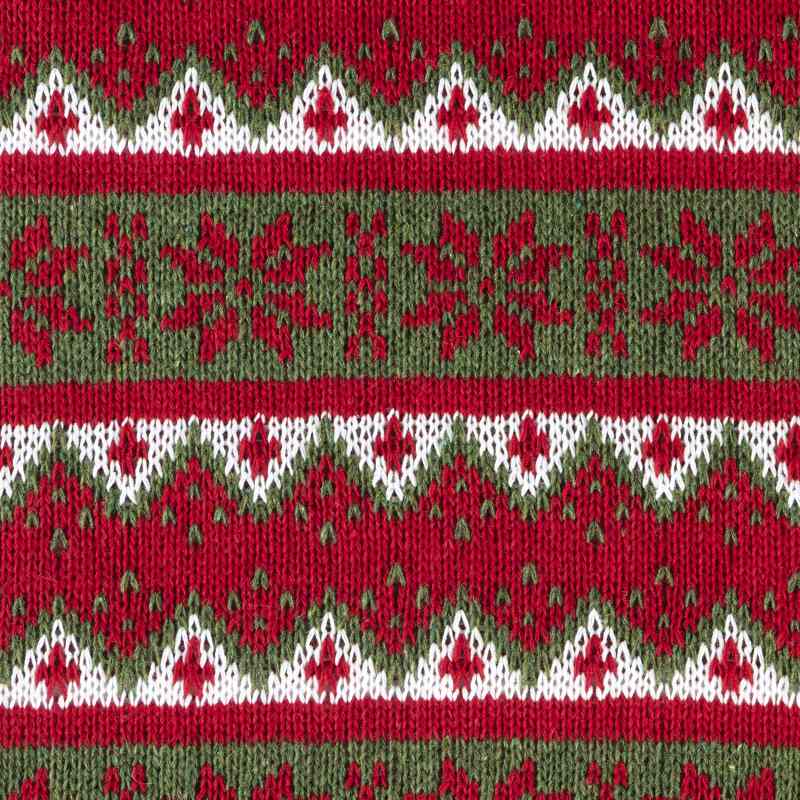 Knitted Polyester Christmas Fabric By The Yard-Longancraft