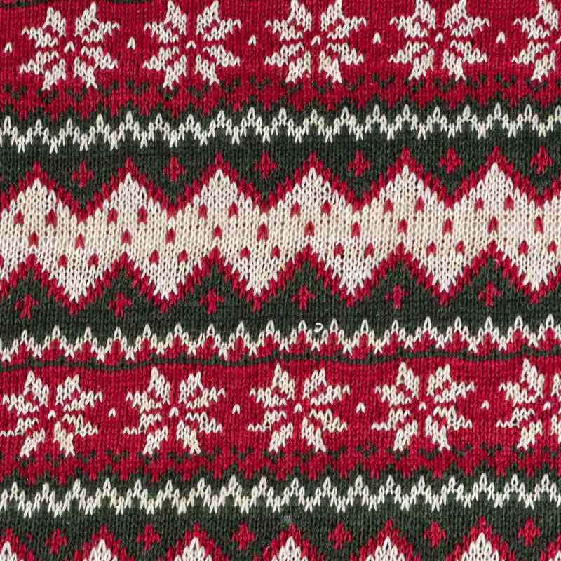 Knitted Polyester Christmas Fabric By The Yard-Longancraft