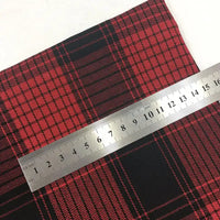 Christmas Plaid Flannel Fabric By The Yard | Comfy Polyester Cotton Holiday Flannelette Material | Dresses Shirt Sewing Craft Flannel Cloth