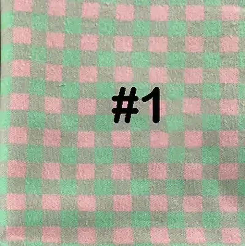 Colorful Plaid Cotton Flannel Fabric By The Yard | Fall 100%Cotton Flannelette Material | Coat Shirt Sewing Upholstery Flannel Cloth