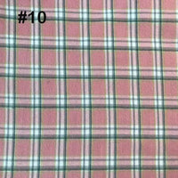 Colorful Plaid Cotton Flannel Fabric By The Yard | Fall 100%Cotton Flannelette Material | Coat Shirt Sewing Upholstery Flannel Cloth