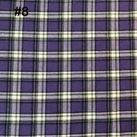 Colorful Plaid Cotton Flannel Fabric By The Yard | Fall 100%Cotton Flannelette Material | Coat Shirt Sewing Upholstery Flannel Cloth