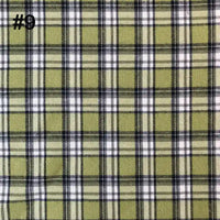 Colorful Plaid Cotton Flannel Fabric By The Yard | Fall 100%Cotton Flannelette Material | Coat Shirt Sewing Upholstery Flannel Cloth