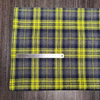 Colorful Plaid Flannel Fabric By The Yard | Polyester Cotton Comfy Flannelette Textile Cloth | Super Snuggle Fall Flannel Material