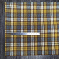 Colorful Plaid Flannel Fabric By The Yard | Polyester Cotton Comfy Flannelette Textile Cloth | Super Snuggle Fall Flannel Material