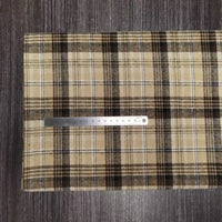 Colorful Plaid Flannel Fabric By The Yard | Polyester Cotton Comfy Flannelette Textile Cloth | Super Snuggle Fall Flannel Material
