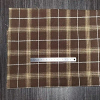 Colorful Plaid Flannel Fabric By The Yard | Polyester Cotton Comfy Flannelette Textile Cloth | Super Snuggle Fall Flannel Material