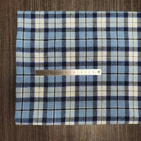 Colorful Plaid Flannel Fabric By The Yard | Polyester Cotton Comfy Flannelette Textile Cloth | Super Snuggle Fall Flannel Material