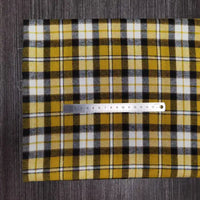 Colorful Plaid Flannel Fabric By The Yard | Polyester Cotton Comfy Flannelette Textile Cloth | Super Snuggle Fall Flannel Material