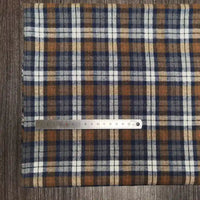 Colorful Plaid Flannel Fabric By The Yard | Polyester Cotton Comfy Flannelette Textile Cloth | Super Snuggle Fall Flannel Material