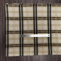 Colorful Plaid Flannel Fabric By The Yard | Polyester Cotton Comfy Flannelette Textile Cloth | Super Snuggle Fall Flannel Material