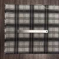 Colorful Plaid Flannel Fabric By The Yard | Polyester Cotton Comfy Flannelette Textile Cloth | Super Snuggle Fall Flannel Material