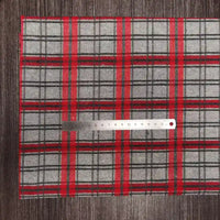 Colorful Plaid Flannel Fabric By The Yard | Polyester Cotton Comfy Flannelette Textile Cloth | Super Snuggle Fall Flannel Material