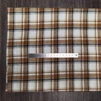 Colorful Plaid Flannel Fabric By The Yard | Polyester Cotton Comfy Flannelette Textile Cloth | Super Snuggle Fall Flannel Material