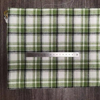 Colorful Plaid Flannel Fabric By The Yard | Polyester Cotton Comfy Flannelette Textile Cloth | Super Snuggle Fall Flannel Material
