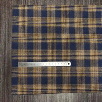 Colorful Plaid Flannel Fabric By The Yard | Polyester Cotton Comfy Flannelette Textile Cloth | Super Snuggle Fall Flannel Material