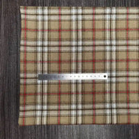 Colorful Plaid Flannel Fabric By The Yard | Polyester Cotton Comfy Flannelette Textile Cloth | Super Snuggle Fall Flannel Material