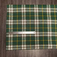 Colorful Plaid Flannel Fabric By The Yard | Polyester Cotton Comfy Flannelette Textile Cloth | Super Snuggle Fall Flannel Material