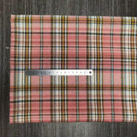 Colorful Plaid Flannel Fabric By The Yard | Polyester Cotton Comfy Flannelette Textile Cloth | Super Snuggle Fall Flannel Material