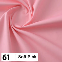 Cotton Poplin Fabric By The Yard | Lightweight Plain Poplin Material | Poplin Shirting Textile