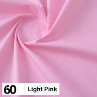 Cotton Poplin Fabric By The Yard | Lightweight Plain Poplin Material | Poplin Shirting Textile