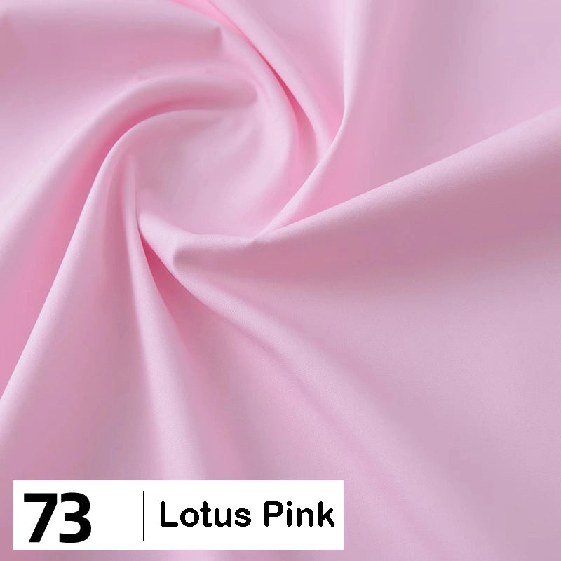 Cotton Poplin Fabric By The Yard | Lightweight Plain Poplin Material | Poplin Shirting Textile