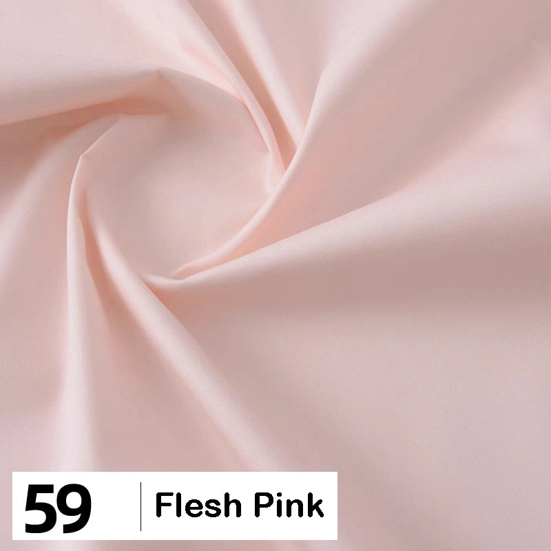 Cotton Poplin Fabric By The Yard | Lightweight Plain Poplin Material | Poplin Shirting Textile