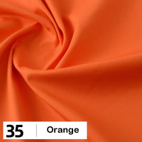 Cotton Poplin Fabric By The Yard | Lightweight Plain Poplin Material | Poplin Shirting Textile