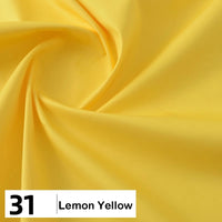 Cotton Poplin Fabric By The Yard | Lightweight Plain Poplin Material | Poplin Shirting Textile