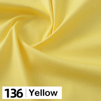 Cotton Poplin Fabric By The Yard | Lightweight Plain Poplin Material | Poplin Shirting Textile