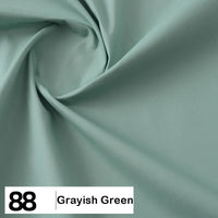 Cotton Poplin Fabric By The Yard | Lightweight Plain Poplin Material | Poplin Shirting Textile