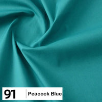 Cotton Poplin Fabric By The Yard | Lightweight Plain Poplin Material | Poplin Shirting Textile