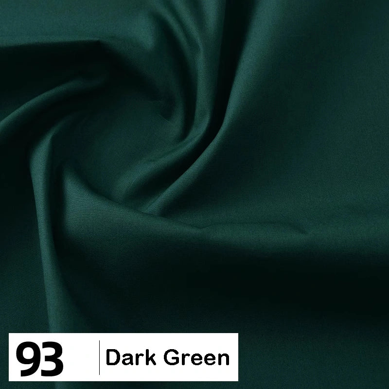 Cotton Poplin Fabric By The Yard | Lightweight Plain Poplin Material | Poplin Shirting Textile