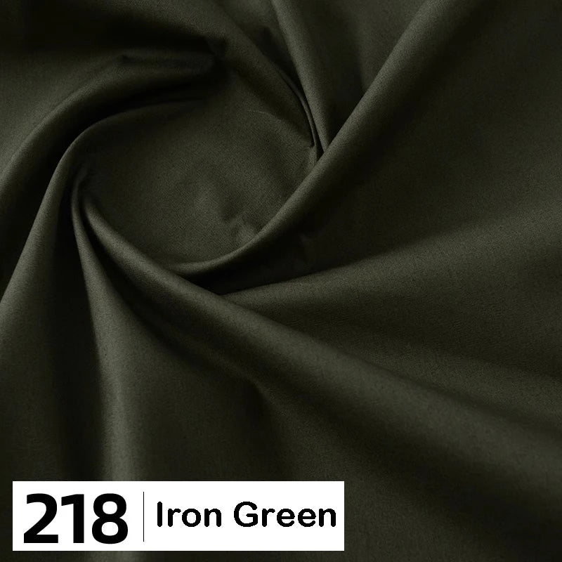 Cotton Poplin Fabric By The Yard | Lightweight Plain Poplin Material | Poplin Shirting Textile